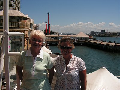 Maureen and Sue in Newcastle