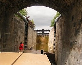 double lock on the Grand Canal