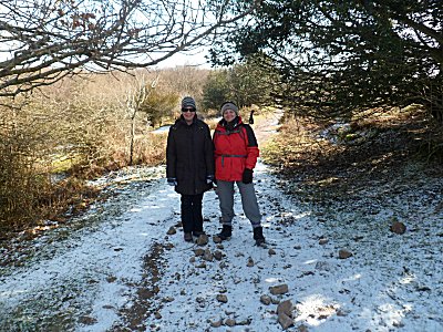 Sue and Sally on Quantock Hills