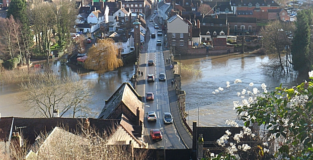 The Severn in flood