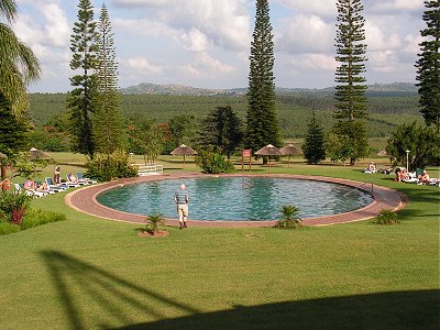 Winkler Hotel swimming pool from our room