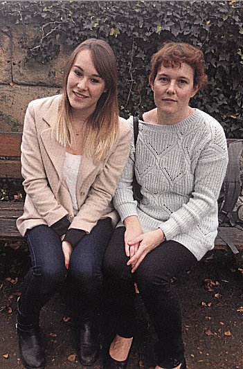 Eliza Jane and her mother Rebecca