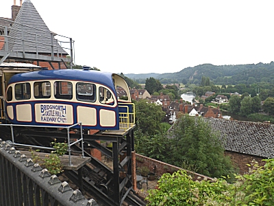 The top cliff railway.