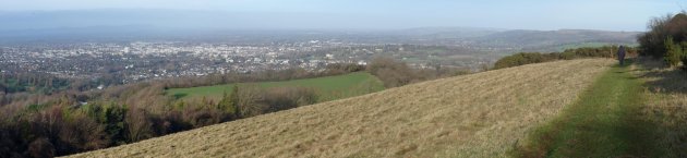 The Cotswold Way at Wistley Hill
