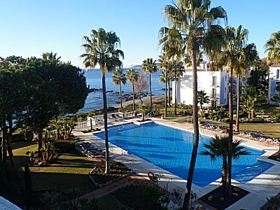 Bahia de Caseres - the view from our apartment