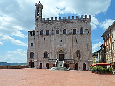 Piazza Grande and Palace of the Consuls, Gubbio.