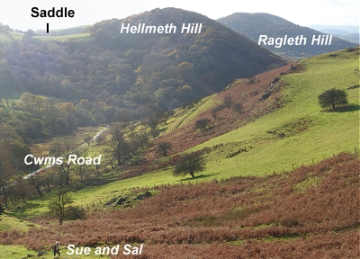 Hellmeth Hill from Caer Caradoc