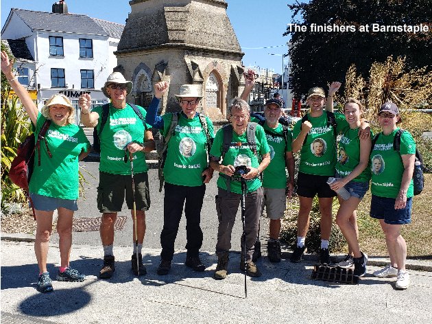 The finish at Barnstaple