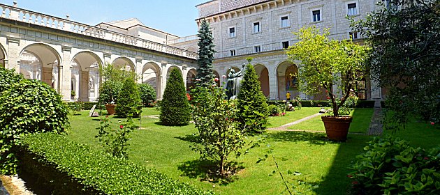 Montecassino Abbey Cloister.