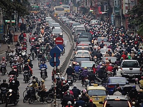 Mopeds in Vietnam