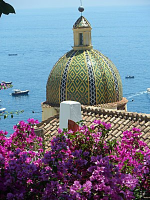 Positano church dome