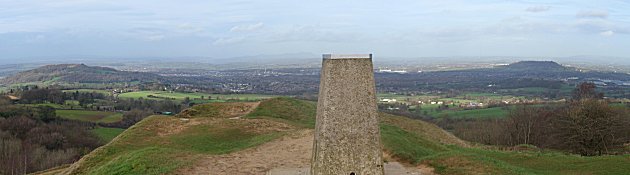 The view over the Severn Valley from Painswick Beacon