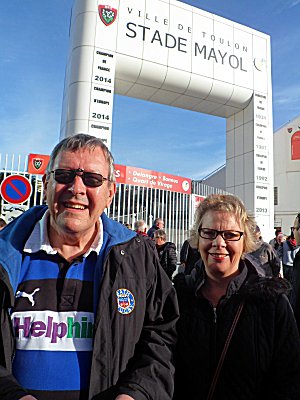 Sue and Roger at Stad Mayol