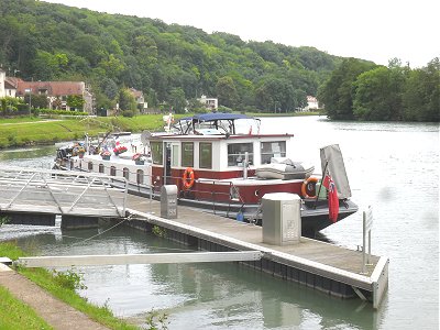 The mooring at St Jean